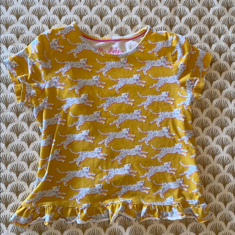 Mini Boden Ruffle T-Shirt